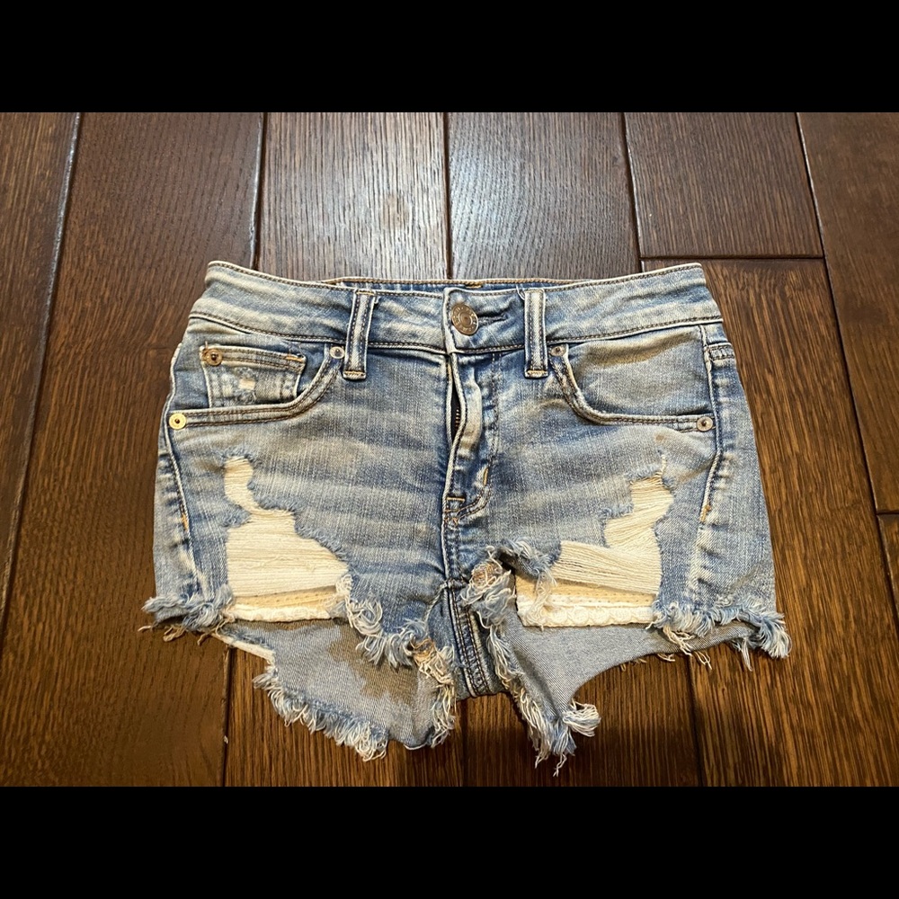 Womens American Eagle Jean Shorts
